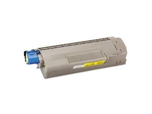 Genuine Oki 44315301 LED Yellow Toner Cartridge 6000 Page for Oki C610 Series