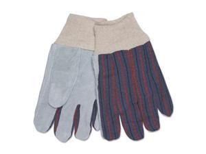 1040 Leather Palm Glove, Gray/White, Large, Dozen 1040 Leather Palm Glove, Gray/White, Large, Dozen