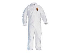 A40 Elastic-Cuff and Ankles Coveralls, 4X-Large, White, 25/Carton A40 Elastic-Cuff and Ankles Coveralls, 4X-Large, White, 25/Carton