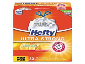 Ultra Strong Scented Tall White Kitchen Bags, 13 gal, White, 240/Carton Ultra Strong Scented Tall White Kitchen Bags, 13 gal, White, 240/Carton