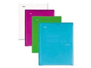 Customizable Pocket/Prong Plastic Folder, 20 Sheets, 8 1/2 x 11, Assorted, 4/Set Customizable Pocket/Prong Plastic Folder, 20 Sheets, 8 1/2 x 11, Assorted, 4/Set