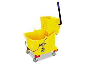 Side-Press Bucket/Wringer Combo, 8.75 gal, Yellow Side-Press Bucket/Wringer Combo, 8.75 gal, Yellow