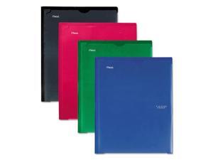 Customizable Pocket/Prong Plastic Folder, 20 Sheets, 8 1/2 x 11, Assorted, 4/Set Customizable Pocket/Prong Plastic Folder, 20 Sheets, 8 1/2 x 11, Assorted, 4/Set