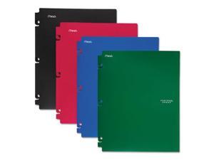 Snap-In Plastic Folder, 20 Sheets, 8 1/2 x 11, Assorted, Snap Closure, 4/Set Snap-In Plastic Folder, 20 Sheets, 8 1/2 x 11, Assorted, Snap Closure, 4/Set