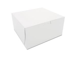 SCT Non-Window Bakery Boxes 8 x 8 x 4 White 250/Carton 0941 SCT Non-Window Bakery Boxes 8 x 8 x 4 White 250/Carton 0941