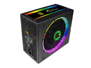 GMX RGB-550 Rainbow, ATX Power Supply 550W Fully Modular 80+ Gold Certified with Addressable RGB Light, ATX 12V 2.31,14CM RGB Fan with Control GMX RGB-550 Rainbow, ATX Power Supply 550W Fully Modular 80+ Gold Certified with Addressable RGB Light, ATX 12V 2.31,14CM RGB Fan with Control