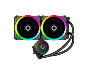 Iceberg 240 RAINBOW CPU Water Cooler, RGB 240mm Liquid CPU Cooler, Anti-Leak Technology Inside, Cable Controller and 5V ADD RGB 3-Pin Motherboard Control, Liquid CPU Cooler Iceberg 240 RAINBOW CPU Water Cooler, RGB 240mm Liquid CPU Cooler, Anti-Leak Technology Inside, Cable Controller and 5V ADD RGB 3-Pin Motherboard Control, Liquid CPU Cooler