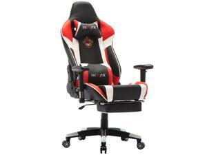 Ficmax Massage Gaming Chair High-Back Gaming Office Chair Recliner Computer Chair for Gaming Ergonomic Racing Style E-Sports Chair Height Adjustable Gaming Desk Chair with Lumbar Support and Footrest Ficmax Massage Gaming Chair High-Back Gaming Office Chair Recliner Computer Chair for Gaming Ergonomic Racing Style E-Sports Chair Height Adjustable Gaming Desk Chair with Lumbar Support and Footrest