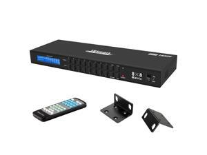TESmart Rack Mount Ultra HD 4K HDMI 8X8 Matrix Switcher Supports 4Kx2K@30HZ,1080P@60Hz,3D&Deep Color,LAN Port Control TESmart Rack Mount Ultra HD 4K HDMI 8X8 Matrix Switcher Supports 4Kx2K@30HZ,1080P@60Hz,3D&Deep Color,LAN Port Control