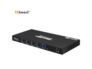 TESmart 4X4 Matrix Switcher 4K Ultra HD HDMI 4 Ports Inputs and 4 Port Outputs with RS232 IR Remote Control Supports 4Kx2K@30HZ, HDCP, 3D & Deep Color, HDMI 1.4 Compliant TESmart 4X4 Matrix Switcher 4K Ultra HD HDMI 4 Ports Inputs and 4 Port Outputs with RS232 IR Remote Control Supports 4Kx2K@30HZ, HDCP, 3D & Deep Color, HDMI 1.4 Compliant
