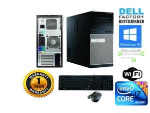 Dell 7010 TOWER PC i7 3770 Quad 3.4GHz 16GB Ram 1TB HD Win 10 Pro 64 Bluetooth GeForce 210