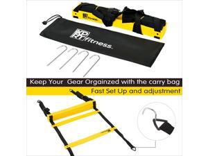 Agility Speed Ladder Soccer Training 12 Rungs 20 Feet Carry Bag Agility Speed Ladder Soccer Training 12 Rungs 20 Feet Carry Bag