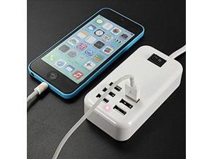 6 Port USB Desktop Multi-Function Fast Wall Charger Ston AC Power Adapter 6 Port USB Desktop Multi-Function Fast Wall Charger Ston AC Power Adapter