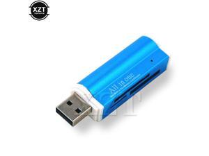 Speed Mini usb 2.0 card reader All In 1 Multi Function Micro SD TF M2 T-Flash MMC RS-MMC Memory Card Reader For PC Computer