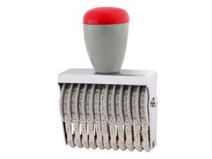 Office Supermarket Rubber 11 Band 0-9 Digit Wheel Numbering Stamp Printer Office Supermarket Rubber 11 Band 0-9 Digit Wheel Numbering Stamp Printer