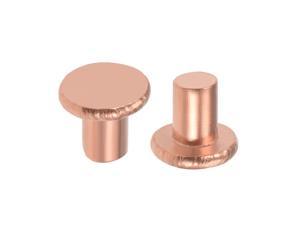 20 Pcs 5/16" x 5/8" Round Head Copper Solid Rivets Fasteners 