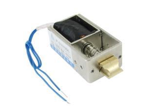 uxcell JF-1253B DC 12V 450mA 42N 10mm Pull Push Type Open Frame Linear Motion Solenoid Electromagnet 