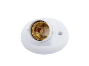 Inflammable PC Shell Screw Mount Holder Socket for E27 Light Bulb 6A 250V Inflammable PC Shell Screw Mount Holder Socket for E27 Light Bulb 6A 250V