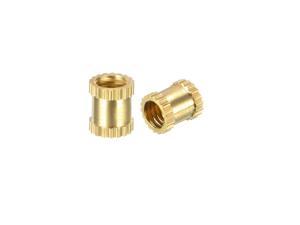 knurled Threaded Insert Brass Insert Nuts with Female Thread M3 x 5 mm L x 5.4 mm OD Package 150