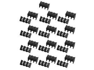 25Pcs LW1C AC300V 20A 10mm Pitch 3P Screw Terminal Block Strip Barrier 25Pcs LW1C AC300V 20A 10mm Pitch 3P Screw Terminal Block Strip Barrier
