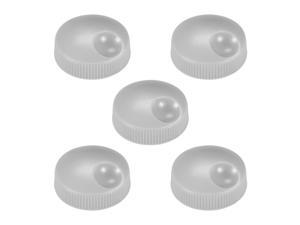 5pcs, 6mm Potentiometer Control Knobs For Electric Guitar Acrylic Volume Tone Knobs Gray