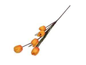 Home Tulip Buds Design DIY Vase Decor Emulational Artificial Flower Yellow 2pcs Home Tulip Buds Design DIY Vase Decor Emulational Artificial Flower Yellow 2pcs
