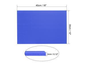 PVC Foam Board Sheet,3mm T x 12"W x 16“L,Blue,Double Sided,Expanded PVC Sheet,for Presentations,Signboards, Artsand Crafts,Framing,Display