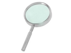 Unique Bargains 65mm Diameter Lens Silver Tone Grip Hand Held 6X Metal Magnifying Glass Unique Bargains 65mm Diameter Lens Silver Tone Grip Hand Held 6X Metal Magnifying Glass