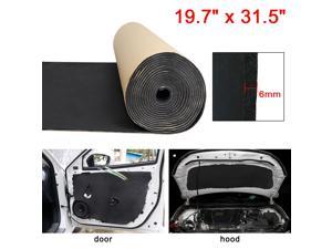236mil 6mm Audio Stereo Sound Acoustic Noise Absorbing Dampening Mat 19.7"x31.5"