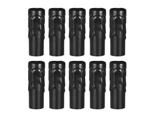 Candle Shape Socket Covers Sleeves 3 Inch Iron Candelabra Base for E14 Chandelier, Black Pack of 10 Candle Shape Socket Covers Sleeves 3 Inch Iron Candelabra Base for E14 Chandelier, Black Pack of 10