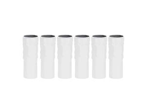 Candle Shape Socket Covers Sleeves 3 Inch Iron Candelabra Base for E14 Chandelier, White Pack of 6 Candle Shape Socket Covers Sleeves 3 Inch Iron Candelabra Base for E14 Chandelier, White Pack of 6