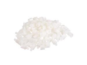 M3 6+6mm F/M Nylon Hex Standoff Spacer Screws PCB Pillar White 100 Pcs M3 6+6mm F/M Nylon Hex Standoff Spacer Screws PCB Pillar White 100 Pcs