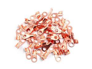 20pcs 10A Copper Ring Terminals Lug Non-Insulated Battery Cable Connector 