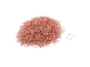 Household Metal Clothing Sewing Fastening Safety Pin Rose Gold Tone 1000pcs Household Metal Clothing Sewing Fastening Safety Pin Rose Gold Tone 1000pcs