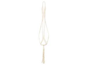 Macrame Plant Hanger Flower Pot Holder DIY Indoor Outdoor Wall-Mounted Cotton Rope Basket Retro Vintage-Inspired 39.4 Inch Length Macrame Plant Hanger Flower Pot Holder DIY Indoor Outdoor Wall-Mounted Cotton Rope Basket Retro Vintage-Inspired 39.4 Inch Length