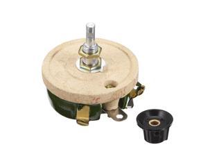 uxcell 100W 50R Ohm Wirewound Ceramic Potentiometer Variable Rheostat Resistor with Knob 