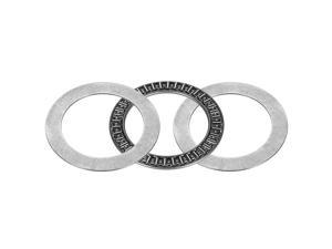 110mm Inner Diameter uxcell AXK110145+2AS Needle Roller Thrust Bearings with 2 Washers 4mm of Thickness 145mm OD GCr15 Hardness 