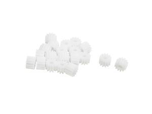 a14031300ux0057 20Pcs 12-Teeth Plastic Gear Cog Wheel for 2.5 mm Rc Toy Electric Motor Spindle