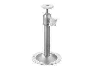 CCTV Camera Mount - Adjustable Indoor/Outdoor Camera Mounting Brackets 170mm Height 88mm Dia Silver Tone CCTV Camera Mount - Adjustable Indoor/Outdoor Camera Mounting Brackets 170mm Height 88mm Dia Silver Tone