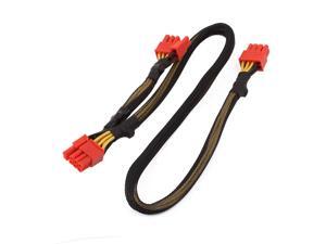 PCI Express PCIE 8 Pin to Dual 6+2 Pin Video Card Adapter Power Supply Cable PCI Express PCIE 8 Pin to Dual 6+2 Pin Video Card Adapter Power Supply Cable