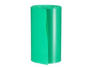 PVC Heat Shrink Tubing 105mm Flat Width Heat Shrink Wrap Tube for 18650 5 Meter Length Green