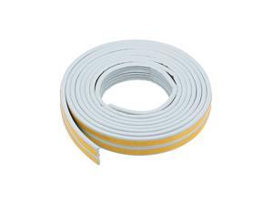 Total 65.6 Feet Long Brown 4Pcs Foam Tape Adhesive Seal Strip 9mm Width 4mm Thick