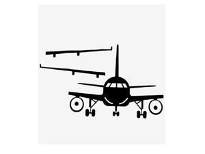 Plane Artificial Wall Sticker Self-stick Art Decal for Living Room Bedroom