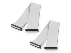 2pcs FC34P 34-Pin IDC Socket Extension Flat Ribbon Cable Wire 30cm 12inch Length 2pcs FC34P 34-Pin IDC Socket Extension Flat Ribbon Cable Wire 30cm 12inch Length