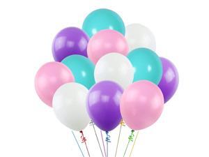 Werleo Unicorn Balloons White Purple Light Pink Sea Foam Blue Assorted Balloons 12" Latex Balloon for Baby Shower Unicorn Birthday Party Supplies Werleo Unicorn Balloons White Purple Light Pink Sea Foam Blue Assorted Balloons 12" Latex Balloon for Baby Shower Unicorn Birthday Party Supplies