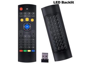 Werleo Air Remote Mouse MX3 Pro 2.4G Backlit Kodi Remote Control Mini Wireless Keyboard & Infrared Remote Control Learning Best for Android Smart Tv Box HTPC IPTV PC Pad Xbox Raspberry pi 3