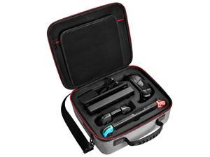 Deluxe Carry Case for Nintendo Switch Werleo Hard Travel Case Fit Nintendo Switch System and Pro Controller