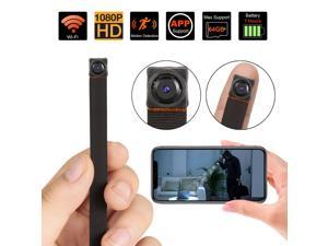 Mini Spy Camera WiFi Hidden Camera Wireless 1080P HD Monitoring Security Camera with Motion Detection Nanny Camera Cam for Home Office, Fit Indoor & Outdoor
