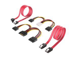 SATA Cable SATA Power Splitter Cable SSD SATA III Hard Drive Connection Cables SATA Cable SATA Power Splitter Cable SSD SATA III Hard Drive Connection Cables
