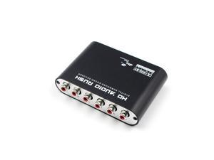 5.1 Channel AC3 DTS Dolby HD Audio Rush Converter Surround Sound Decoder Optical SPDIF Coaxial Digital to Analog 6 RCA Adapter